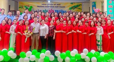 Trường mầm non Hợp Thanh tổ chức Lễ khai giảng năm học 2022-2023