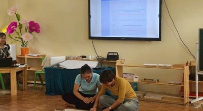 TRƯỜNG MẦM NON HỢP THANH CỬ GIÁO VIÊN THAM GIA TẬP HUẤN PHƯƠNG PHÁP GIÁO DỤC MONTESSORI