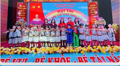 Hội thi vũ điệu thể thao măng non